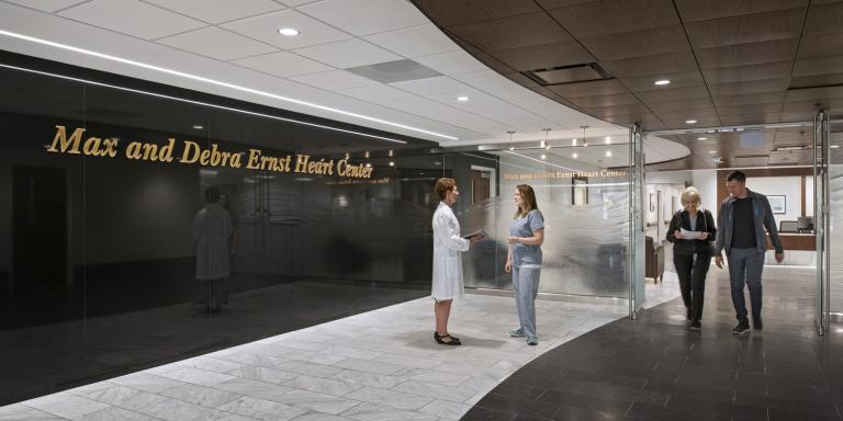 Max Debra Ernst Heart Center in Medical Construction Design HED